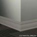 Johnsonite Commercial - 3.5 in. Rubber Wall Base - Millwork Outline Moon Rock