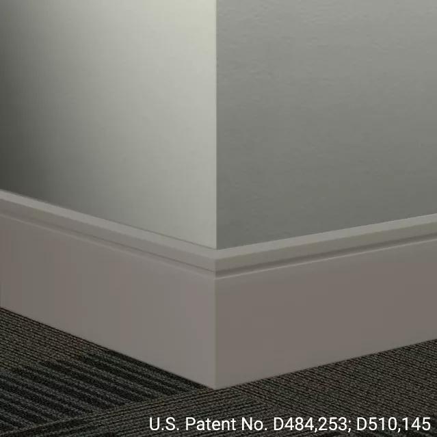 Johnsonite Commercial - 8 in. Rubber Wall Base - Millwork Reveal Moon Rock