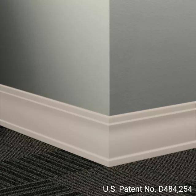 Johnsonite Commercial - 3.5 in. Rubber Wall Base - Millwork Outline Zephyr
