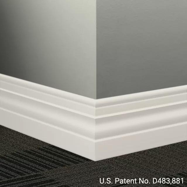 Johnsonite Commercial - 4.5 in. Rubber Wall Base - Millwork Diplomat Cotton