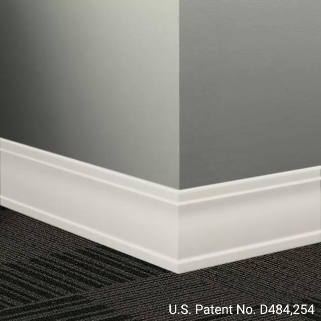 Johnsonite Commercial - 3.5 in. Rubber Wall Base - Millwork Outline Cotton