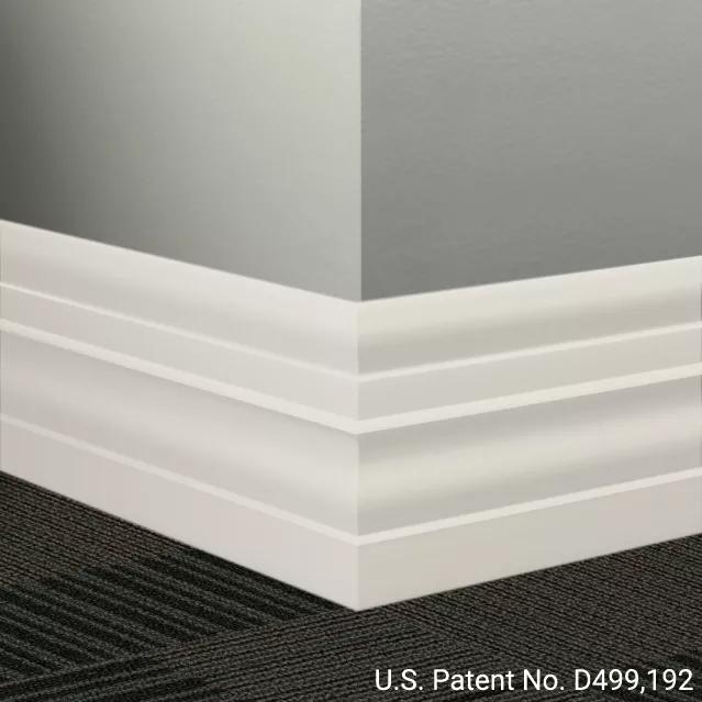 Johnsonite Commercial - 6 in. Rubber Wall Base - Millwork Attache Cotton