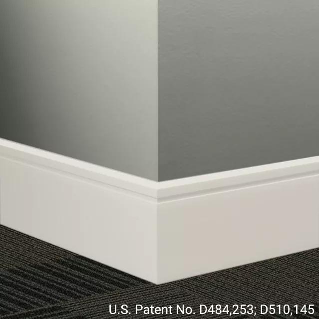 Johnsonite Commercial - 6 in. Rubber Wall Base - Millwork Reveal Cotton