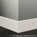 Johnsonite Commercial - 6 in. Rubber Wall Base - Millwork Reveal Cotton