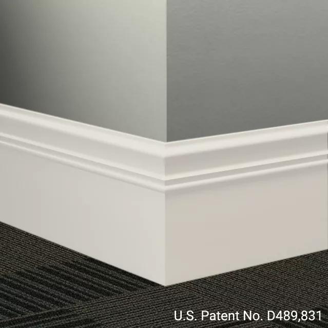 Johnsonite Commercial - 6 in. Rubber Wall Base - Millwork Monarch Cotton