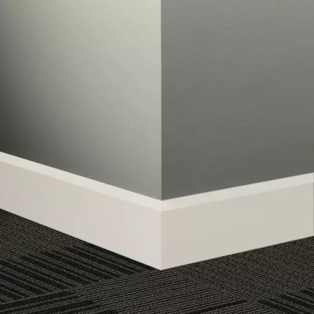 Johnsonite Commercial - 3 in. Rubber Wall Base - Millwork Oblique Cotton