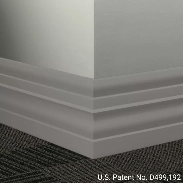 Johnsonite Commercial - 6 in. Rubber Wall Base - Millwork Attache Grey