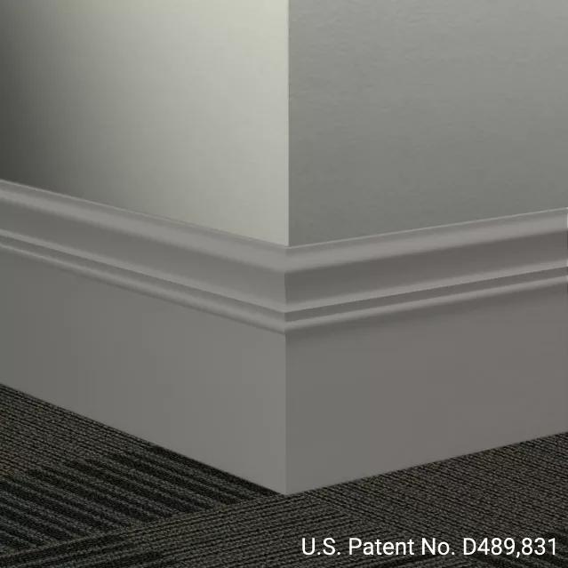 Johnsonite Commercial - 6 in. Rubber Wall Base - Millwork Monarch Grey