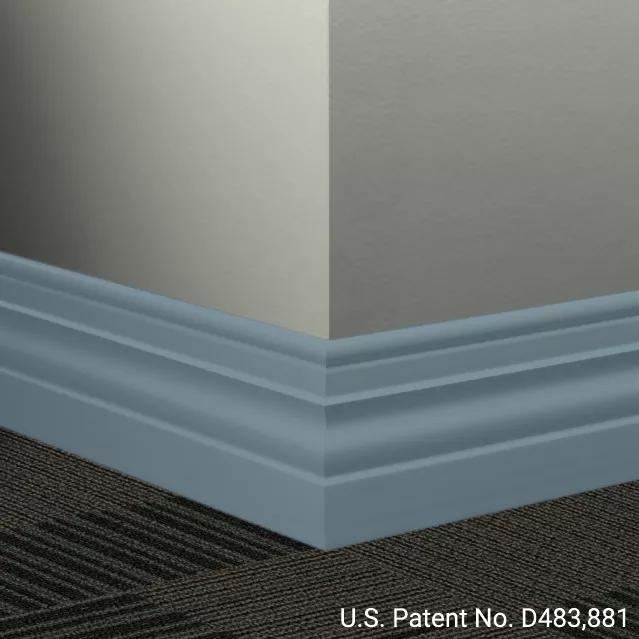 Johnsonite Commercial - 4.5 in. Rubber Wall Base - Millwork Diplomat Windsor Blue