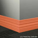 Johnsonite Commercial - 4.5 in. Rubber Wall Base - Millwork Diplomat Tangerine Tango