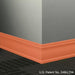Johnsonite Commercial - 3.5 in. Rubber Wall Base - Millwork Outline Tangerine Tango