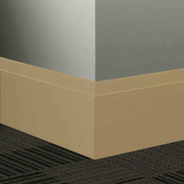 Johnsonite Commercial - 4.5 in. Rubber Wall Base - Millwork Equinox Old Gold