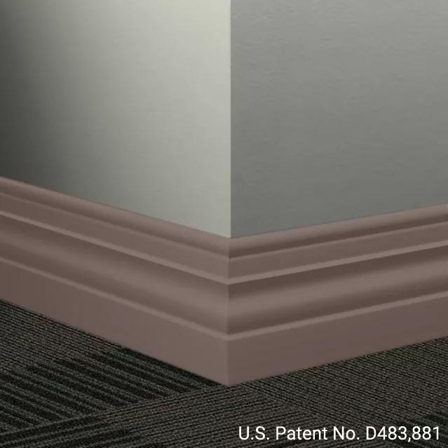 Johnsonite Commercial - 4.5 in. Rubber Wall Base - Millwork Diplomat Cinnamon