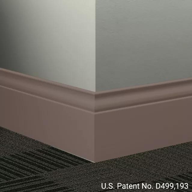 Johnsonite Commercial 5.25 in. Rubber Wall Base Millwork Inflectio
