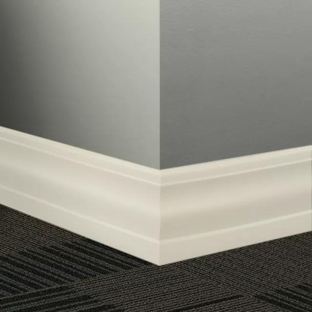 Johnsonite Commercial - 4.25 in. Rubber Wall Base - Millwork Delineate White Pearl