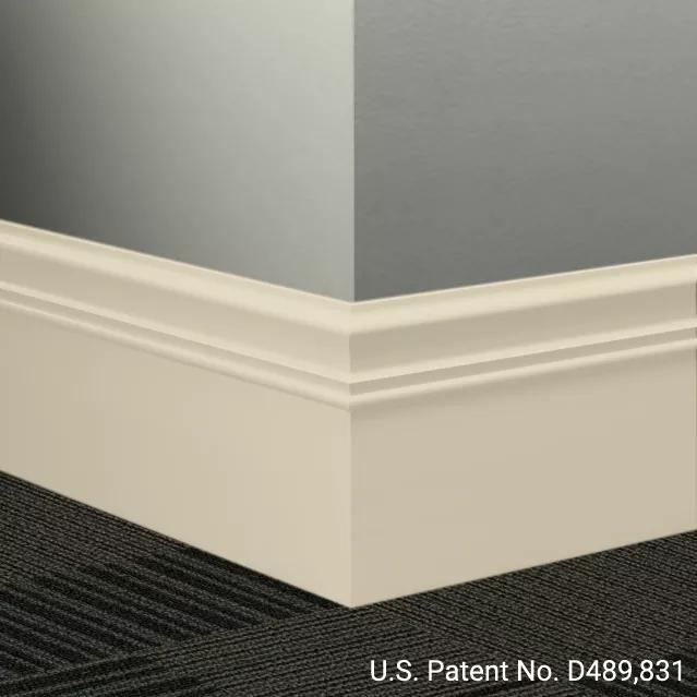 Johnsonite Commercial - 6 in. Rubber Wall Base - Millwork Monarch Bone White