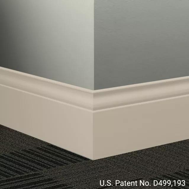 Johnsonite Commercial 5.25 in. Rubber Wall Base Millwork Inflectio