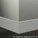 Johnsonite Commercial - 6 in. Rubber Wall Base - Millwork Reveal Colonial Grey