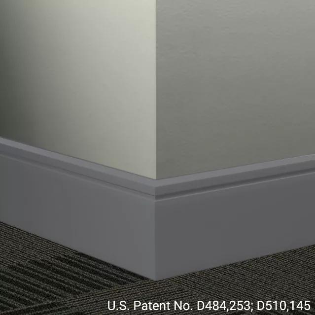 Johnsonite Commercial - 6 in. Rubber Wall Base - Millwork Reveal Bedrock