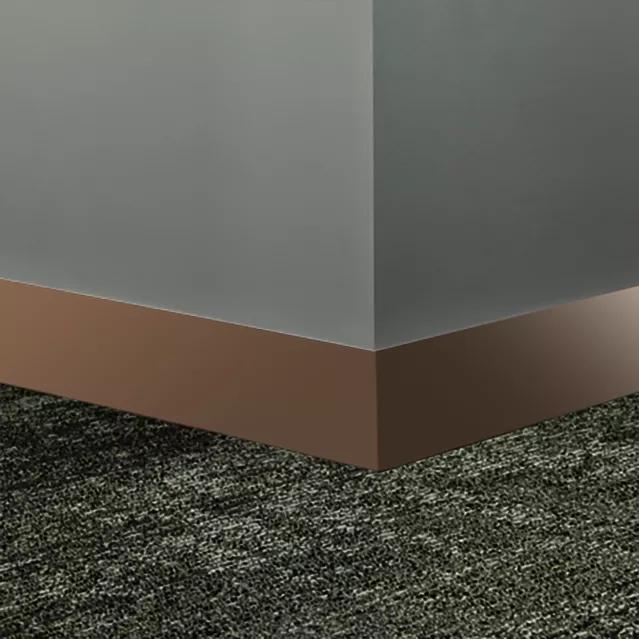 Johnsonite Commercial - 2.5 in. Rubber Wall Base - Millwork Monument Rusty Nail