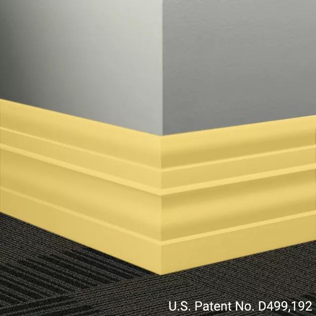 Johnsonite Commercial - 6 in. Rubber Wall Base - Millwork Attache Canary