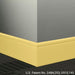 Johnsonite Commercial - 8 in. Rubber Wall Base - Millwork Reveal Canary