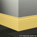 Johnsonite Commercial - 5.25 in. Rubber Wall Base - Millwork Inflection Canary