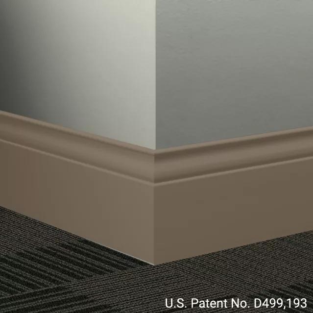 Johnsonite Commercial 5.25 in. Rubber Wall Base Millwork Inflectio