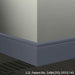 Johnsonite Commercial - 8 in. Rubber Wall Base - Millwork Reveal Blue Intensity