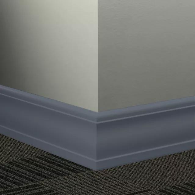 Johnsonite Commercial - 4 in. Rubber Wall Base - Millwork Silhouette Blue Intensity