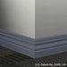 Johnsonite Commercial - 4 in. Rubber Wall Base - Millwork Ambassador Blue Intensity