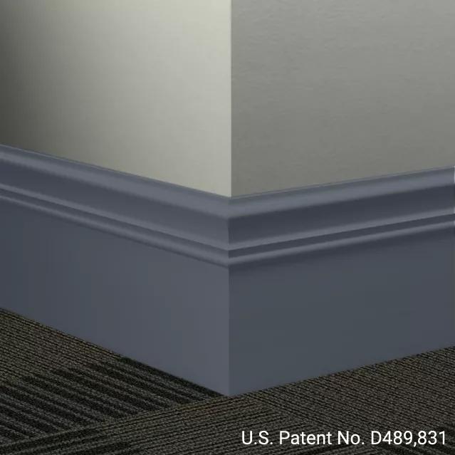 Johnsonite Commercial 6 in. Rubber Wall Base Millwork Monarch Blue