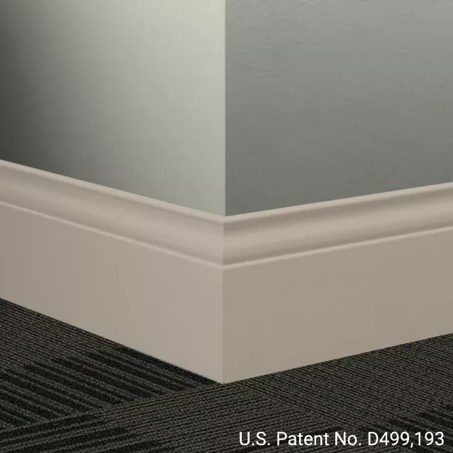 Johnsonite Commercial - 5.25 in. Rubber Wall Base - Millwork Inflection Sandstorm