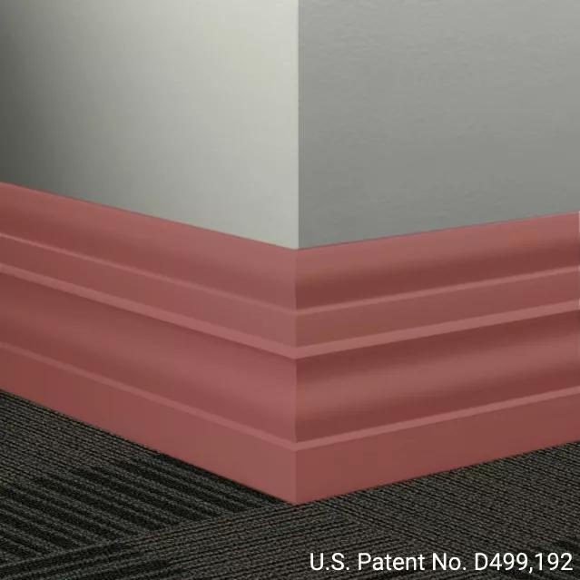 Johnsonite Commercial - 6 in. Rubber Wall Base - Millwork Attache Sailor Red