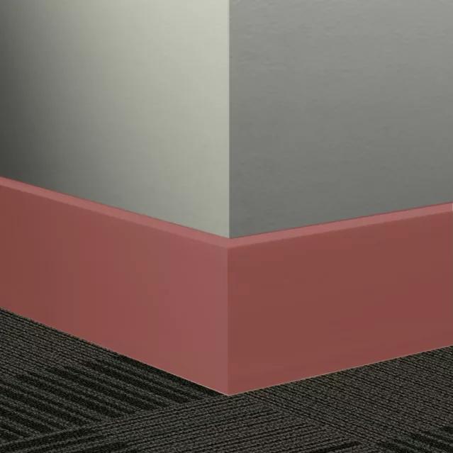 Johnsonite Commercial - 3 in. Rubber Wall Base - Millwork Mandalay Sailor Red