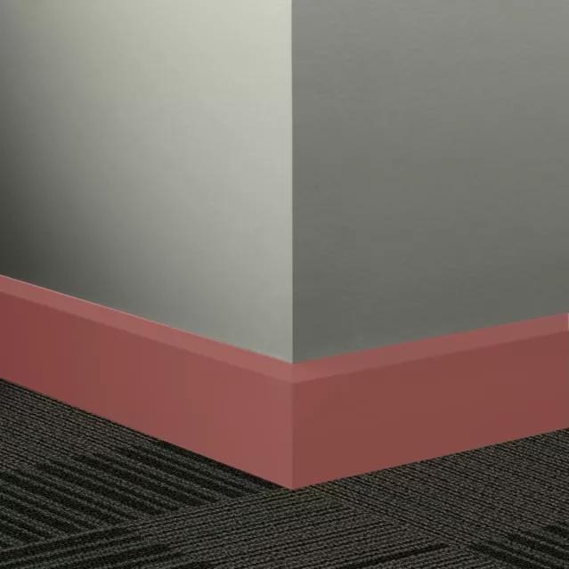 Johnsonite Commercial - 3 in. Rubber Wall Base - Millwork Oblique Sailor Red