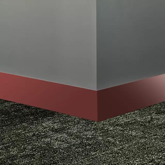 Johnsonite Commercial - 4 in. Rubber Wall Base - Millwork Monument Sailor Red