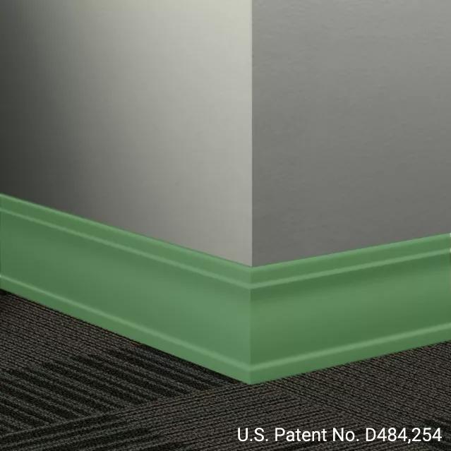 Johnsonite Commercial - 3.5 in. Rubber Wall Base - Millwork Outline Grinch