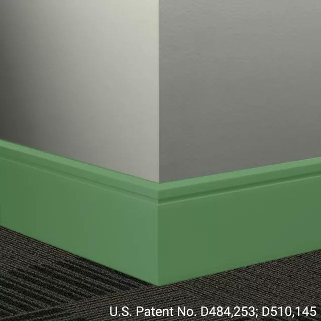 Johnsonite Commercial - 6 in. Rubber Wall Base - Millwork Reveal Grinch