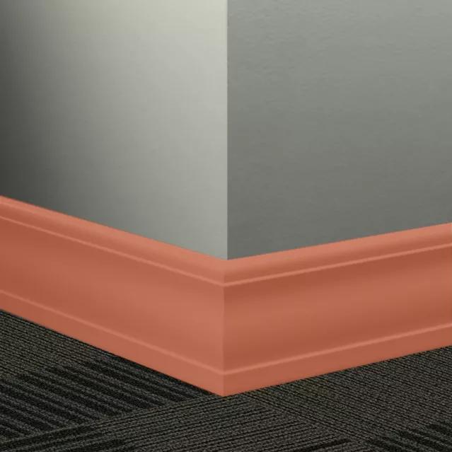 Johnsonite Commercial - 4 in. Rubber Wall Base - Millwork Silhouette Hot Spice