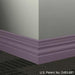 Johnsonite Commercial - 4.5 in. Rubber Wall Base - Millwork Diplomat Shoreline Purple