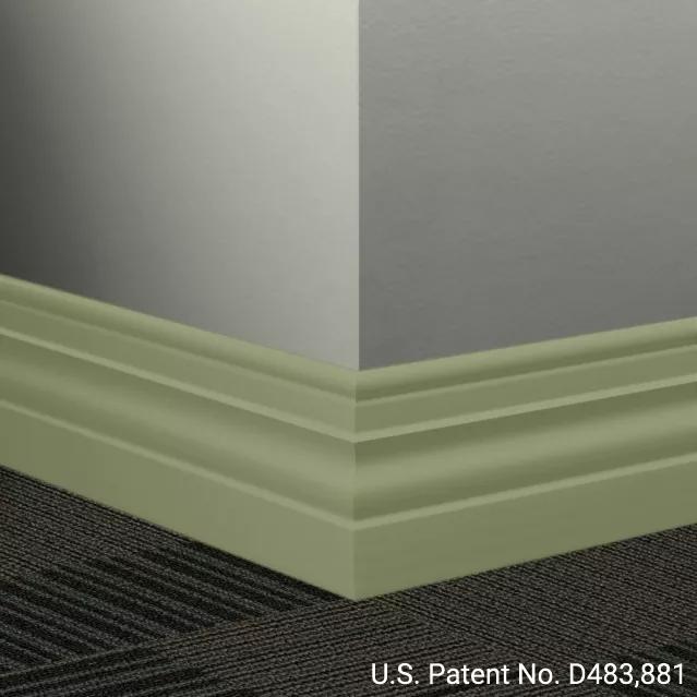 Johnsonite Commercial - 4.5 in. Rubber Wall Base - Millwork Diplomat Gecko