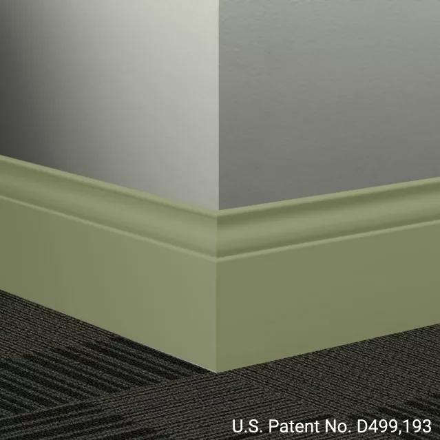 Johnsonite Commercial - 5.25 in. Rubber Wall Base - Millwork Inflection Gecko