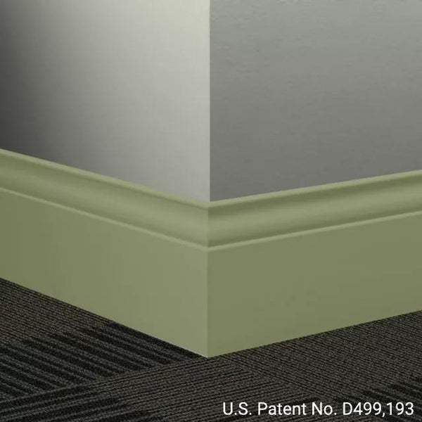 Johnsonite Commercial 5.25 in. Rubber Wall Base Millwork Inflectio