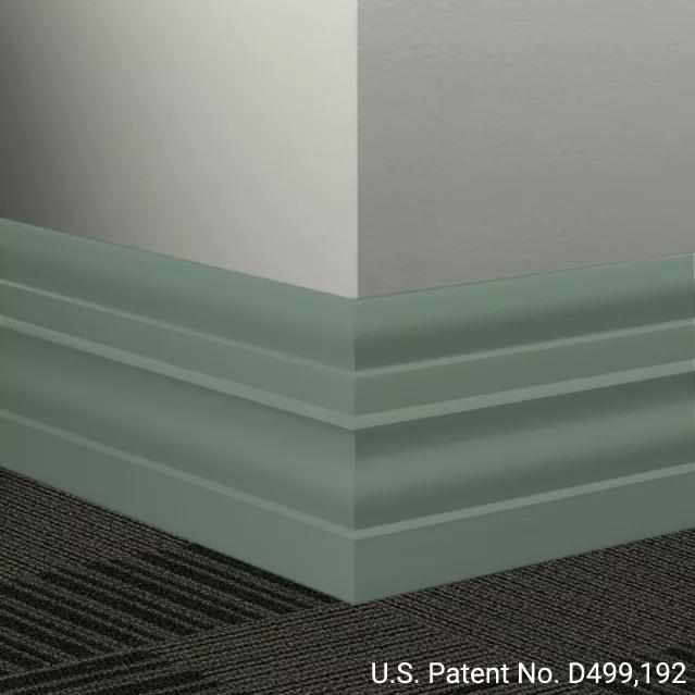 Johnsonite Commercial - 6 in. Rubber Wall Base - Millwork Attache Green Vista