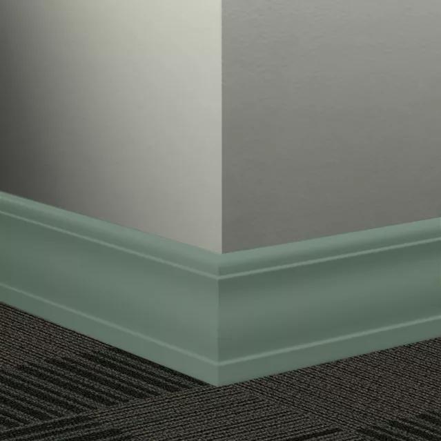 Johnsonite Commercial - 4 in. Rubber Wall Base - Millwork Silhouette Green Vista