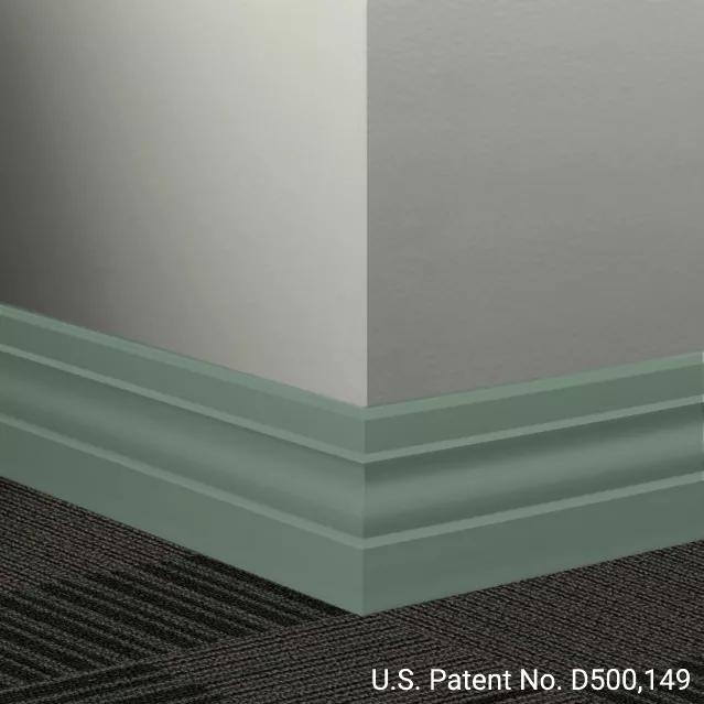 Johnsonite Commercial - 4 in. Rubber Wall Base - Millwork Ambassador Green Vista