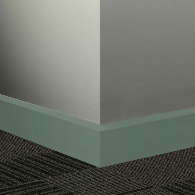 Johnsonite Commercial - 3 in. Rubber Wall Base - Millwork Oblique Green Vista