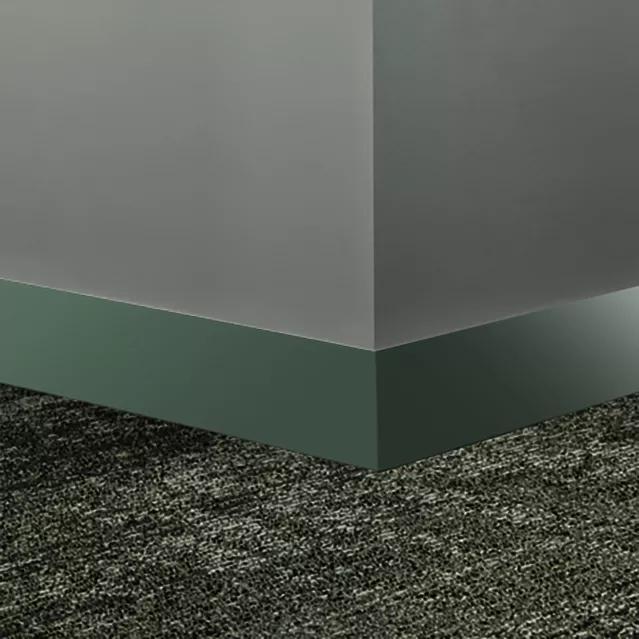 Johnsonite Commercial - 2.5 in. Rubber Wall Base - Millwork Monument Green Vista