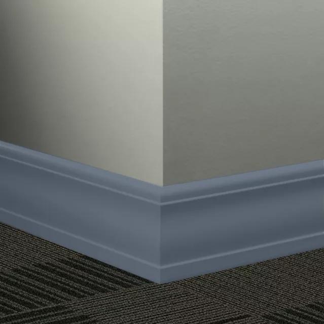 Johnsonite Commercial - 4 in. Rubber Wall Base - Millwork Silhouette The Blues